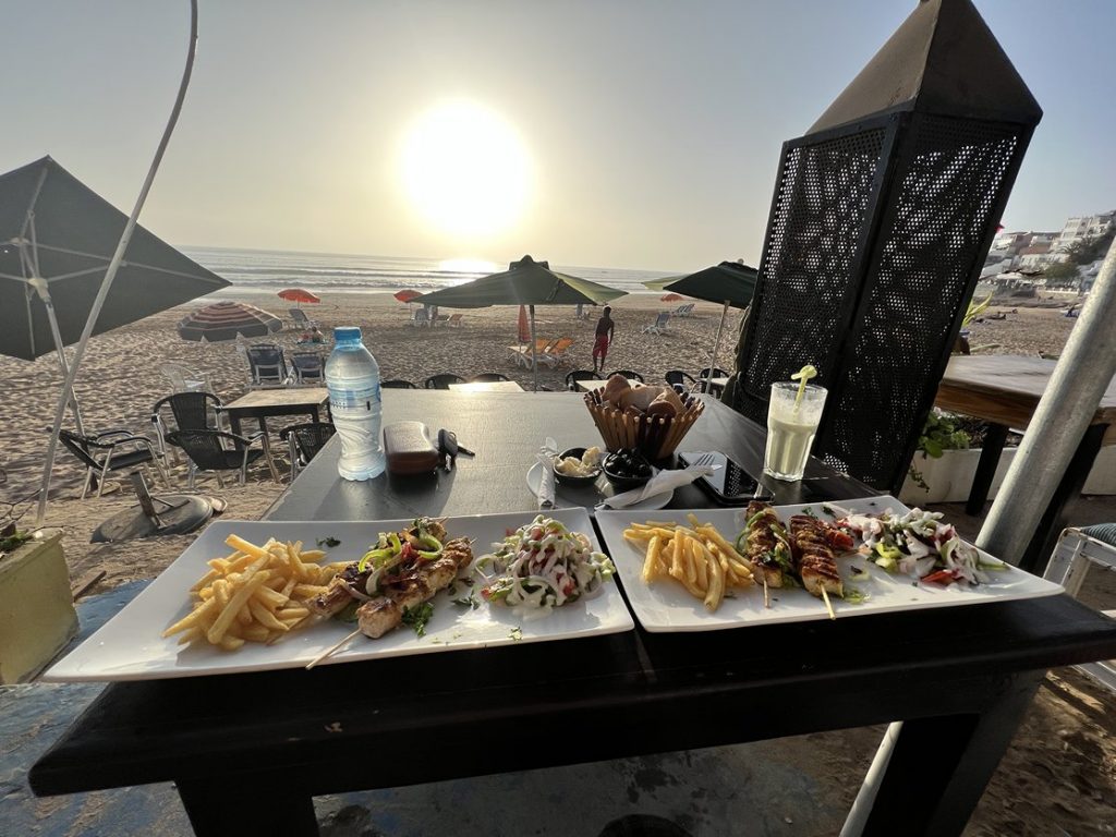 Things to do in Agadir - Sitting at the beach in Taghazout Bay