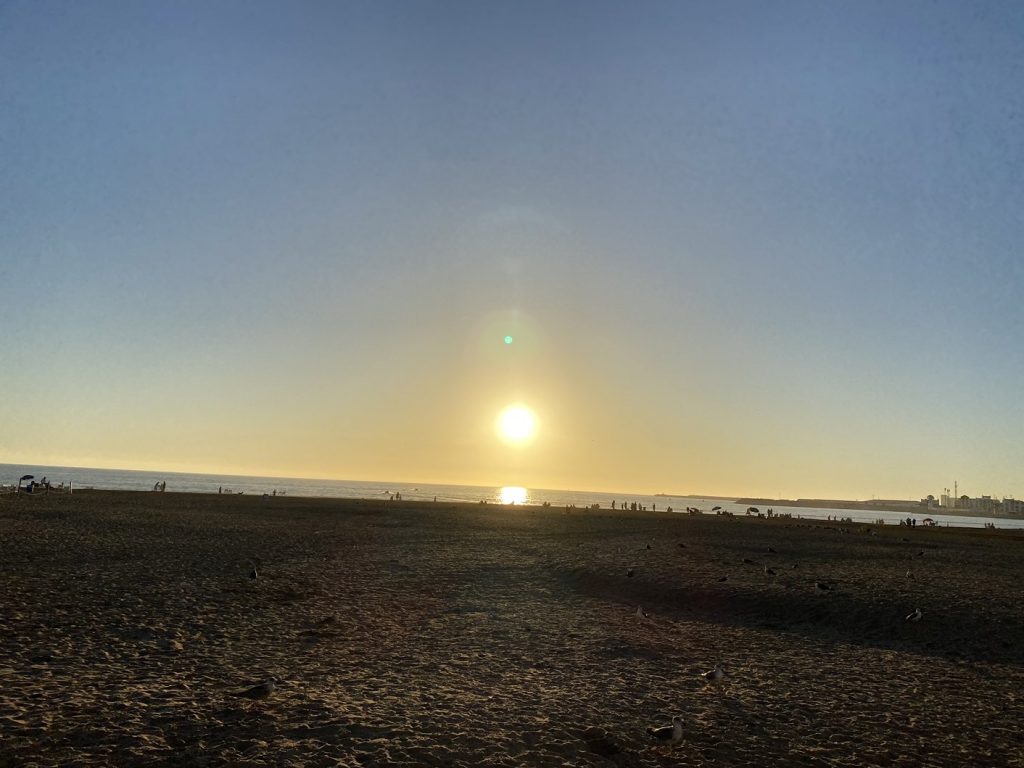 Agadir Beaches before sunset